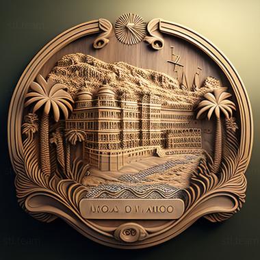 3D model Monaco Monaco (STL)